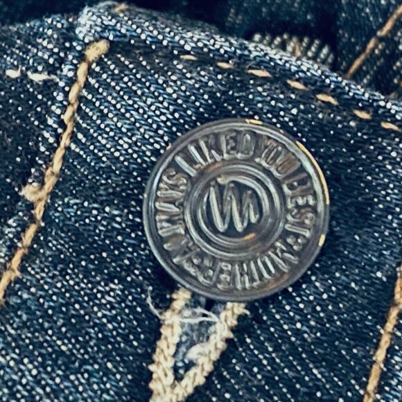 Mother jean Women's 28 blue Insider Speed Racer crop step fray high rise luxury - Picture 8 of 16